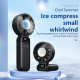 Mini Ventilateur Portable À Main Pour Se Rafraîchir Avec Refroidissement TEC Batterie 3600mAh Et Tête Orientable - www.yonis-...