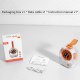 Mini Ventilateur De Bureau Portable À 5 Vitesses Silencieux 40 dB Batterie 3600 mAh Recharge USB Type C - www.yonis-shop.com