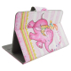 Housse universelle tablette tactile 7 pouces motif éléphant rose - www.yonis-shop.com