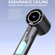 Ventilateur À Main Portable À Turbine 100 Vitesses Flux D’Air Puissant Silencieux Grande Autonomie Grille Amovible - www.yoni...