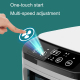 Mini Rafraîchisseur D’Air Avec Humidificateur Double Brumisation Ultrasonique Réservoir 900 Ml Ventilateur 9 Pales - www.yoni...