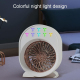 Ventilateur Rafraîchisseur De Bureau Portable Rechargeable Avec Brumisation Ultrasonique Réservoir 180 Ml 3 Vitesses - www.yo...