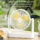 Portable Retractable USB Home Desktop Fan Large Wind Power Outdoor Ceiling Fan, Model: Charging Model - www.yonis-shop.com