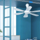 Mini Ventilateur USB 6 Pales Silencieux Pour Maison Chambre Avec Crochet De Suspension Moteur 7 W Économe En Énergie - www.yo...