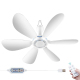 Mini Ventilateur USB Silencieux À 6 Pales Avec Télécommande Et Crochet De Suspension - www.yonis-shop.com