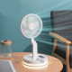 Ventilateur De Bureau Et Mural Pliable Avec Lumière LED Télécommande 3 Vitesses Rotation 180° Batterie 4000 mAh - www.yonis-s...