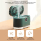 Ventilateur De Bureau Avec Humidificateur Double Hélice Veilleuse Affichage Numérique Et Réservoir 400 Ml - www.yonis-shop.com