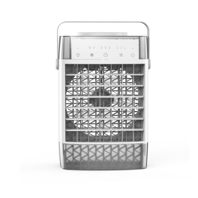 Rafraîchisseur D’Air Portable Avec Brumisation Ultrasonique 3 Vitesses Réservoir 1 L USB Minuterie - www.yonis-shop.com