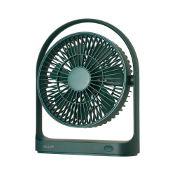 Mini Ventilateur De Bureau Sans Fil Silencieux Rechargeable Type C 4000 mAh 15 h 4 Vitesses Rotation À 360 Degrés