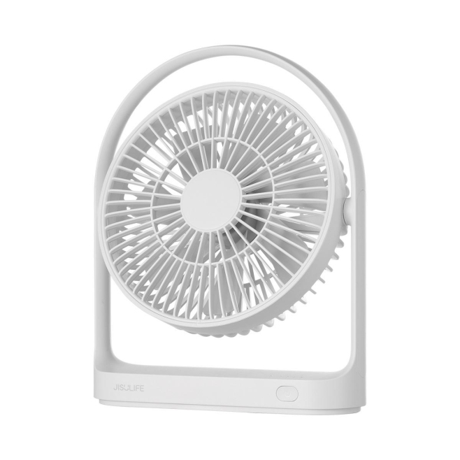 Mini Ventilateur De Bureau Sans Fil Silencieux Rechargeable Type C 4000 mAh 15 h 4 Vitesses Rotation À 360 Degrés - www.yonis...