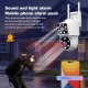Caméra De Surveillance Panoramique Double Objectif 4 MP PTZ Vision Nocturne En Couleur IP66 Intérieur Extérieur - www.yonis-s...