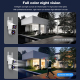 Caméra De Surveillance Panoramique Double Objectif 4 MP PTZ Vision Nocturne En Couleur IP66 Intérieur Extérieur - www.yonis-s...
