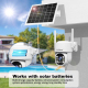 Caméra De Surveillance Extérieure Sans Fil Solaire 2K 4MP IP65 À Faible Consommation Avec Vision Nocturne - www.yonis-shop.com