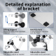 Microscope Électronique HD 1600X Grossissement Écran LCD 9 Pouces Lumière LED Ajustable - www.yonis-shop.com