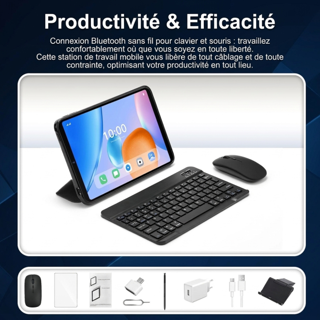 Tablette Tactile 10.1 Pouces 4G LTE Android 10 4 Go 32 Go Double SIM Écran HD Octa Core - www.yonis-shop.com