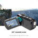 Caméscope Numérique 4K HD Vision Nocturne Colorée WiFi Avec Écran Rotatif 3 Pouces et Zoom 28x Rouge - www.yonis-shop.com