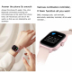 Montre Connectée Écran 2.01 Pouces Bluetooth Appel Surveillance Santé Bracelet Acier - www.yonis-shop.com