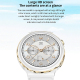 Montre Connectée 1.28 Pouces Dual Mode Sport Bluetooth Appel Surveillance Santé Cardio Sommeil Oxygène Sang Pression Artériel...