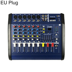 Table De Mixage Amplifiée Bluetooth 6 Canaux 2 x 250 W Avec Effets Numériques 16 Préréglages Et Lecteur MP3