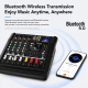 Table De Mixage Amplifiée Bluetooth 6 Canaux 2 x 250 W Avec Effets Numériques 16 Préréglages Et Lecteur MP3 - www.yonis-shop.com