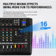 Table De Mixage Amplifiée 8 Canaux 2 x 250 W Bluetooth Lecteur MP3 Et Effets Numériques - www.yonis-shop.com