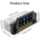 Autoradio 4.7 Pouces Navigation CarPlay Bluetooth FM Radio USB MP5 Haute Résolution Multilingue - www.yonis-shop.com