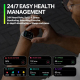 Montre Connectée GPS Écran AMOLED 2.15 Pouces Appels Bluetooth Autonomie 14 Jours Suivi Activité et Sommeil Notifications Sma...