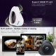 Caméra IP Wifi HD 360° Grand Angle Détecteur Mouvement Vision Nocturne - www.yonis-shop.com
