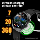 Montre Connectée Écran IPS 1.6 Pouces Surveillance Oxygène Sans Fil 15 Jours Autonomie - www.yonis-shop.com