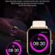 Montre Connectée 1.9 Pouces IPS Écran Carré Bluetooth Appels Surveillance Santé Étanche IP67 - www.yonis-shop.com