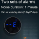 Horloge Murale LED Connectée Avec Lumière RGB Et Contrôle App Wifi Pour Une Ambiance Personnalisée - www.yonis-shop.com