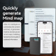 Enregistreur Vocal Numérique Ultra Fin Avec Écran Latéral 0,96 Pouce 64 Go Et Application AIREC‑APP - www.yonis-shop.com