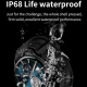 Montre Connectée Sportive Étanche IP67 Avec Appels Bluetooth Notifications Cardiofréquencemètre et Moniteur de Santé - www.yo...