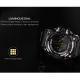 Montre Connectée Écran LCD Bracelet Sport IP67 50 M Professionnel Cadran Or - www.yonis-shop.com