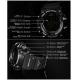 Montre Connectée Écran LCD Bracelet Sport IP67 50 M Professionnel Cadran Or - www.yonis-shop.com