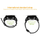 Montre Connectée Écran LCD Bracelet Sport IP67 50 M Professionnel Cadran Or - www.yonis-shop.com