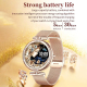 Montre Connectée Écran AMOLED 1.19 Pouces Bracelet Acier Inoxydable Suivi Santé Appels Bluetooth Argentée - www.yonis-shop.com