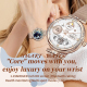 Montre Connectée Écran AMOLED 1.19 Pouces Bracelet Acier Inoxydable Suivi Santé Appels Bluetooth Argentée - www.yonis-shop.com