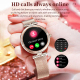 Montre Connectée Écran AMOLED 1.19 Pouces Bracelet Acier Inoxydable Suivi Santé Appels Bluetooth Argentée - www.yonis-shop.com