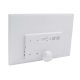 Cadre Photo Numérique 17 Pouces Lecteur Multimédia 1080P LED Vidéo USB SD MS MMC Blanc - www.yonis-shop.com