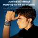 Montre Connectée 2 en 1 Écouteurs Bluetooth Intégrés Écran Tactile NFC et Moniteur Cardiaque - www.yonis-shop.com