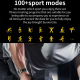 Montre Connectée Étanche IP67 Avec Écouteurs Détachables Écran Tactile 1.57 Pouces Bluetooth Appels et Suivi Santé Complet - ...