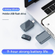 Enregistreur Vocal USB Type-C 32 Go Pour Réunions Interviews Et Cours Jusqu’à 9 H D’Autonomie Connexion Smartphone Directe - ...