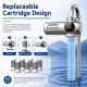 Robinet Purificateur D Eau Intelligent Filtration 10 Étapes Stérilisation UV Supérieure À 99 Pourcent Affichage Digital Sans ...