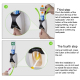 Distributeur Dentifrice Automatique Mural Porte Brosses A Dents 5 Places Vert - www.yonis-shop.com