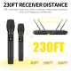 Système De Microphone Sans Fil 8 Canaux Pour Conférences Avec Antennes Professionnelles Et Contrôle Indépendant - www.yonis-s...