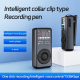 Enregistreur Vocal À Clip Pour Réunions 8 Go Enregistrement PCM 1536 Kbps Autonomie 55 Heures Écran TFT 0,85 Pouce Lecture MP...