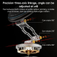 Chargeur Sans Fil Voiture 15W Magnétique Rotation 360 Degrés Charge Rapide Zinc Alliage Noir - www.yonis-shop.com