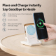 Support De Charge Sans Fil Pour Smartphone De Bureau Avec Amplificateur Sonore Passif Et Adaptateurs Magnétiques - www.yonis-...