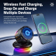 Support De Téléphone Pour Voiture Magnétique À Recharge Sans Fil 15 W Avec Refroidissement TEC Et Rotation 360° - www.yonis-s...